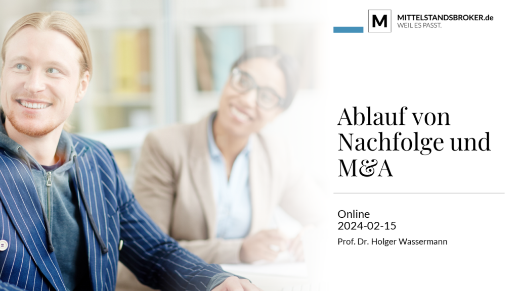 BPW Nachfolgewoche: Ablauf von Nachfolge und M&A