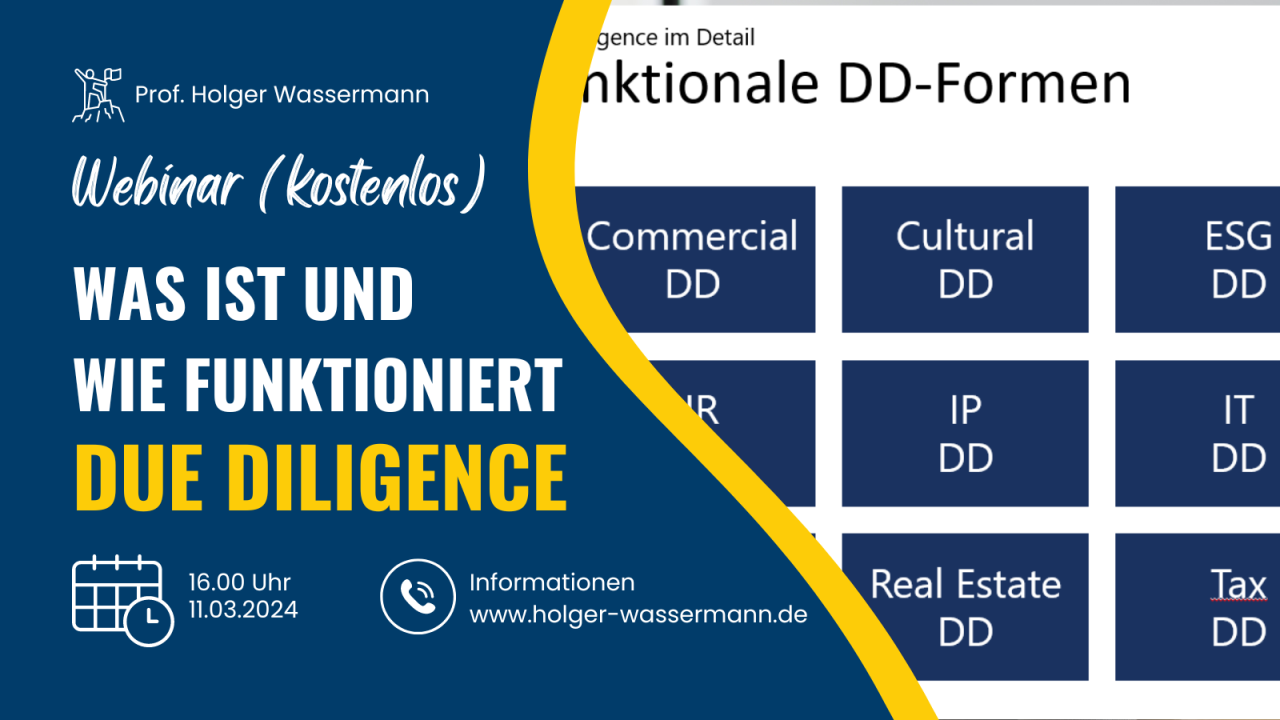 Due Diligence Was ist das, und wie funktioniert sie